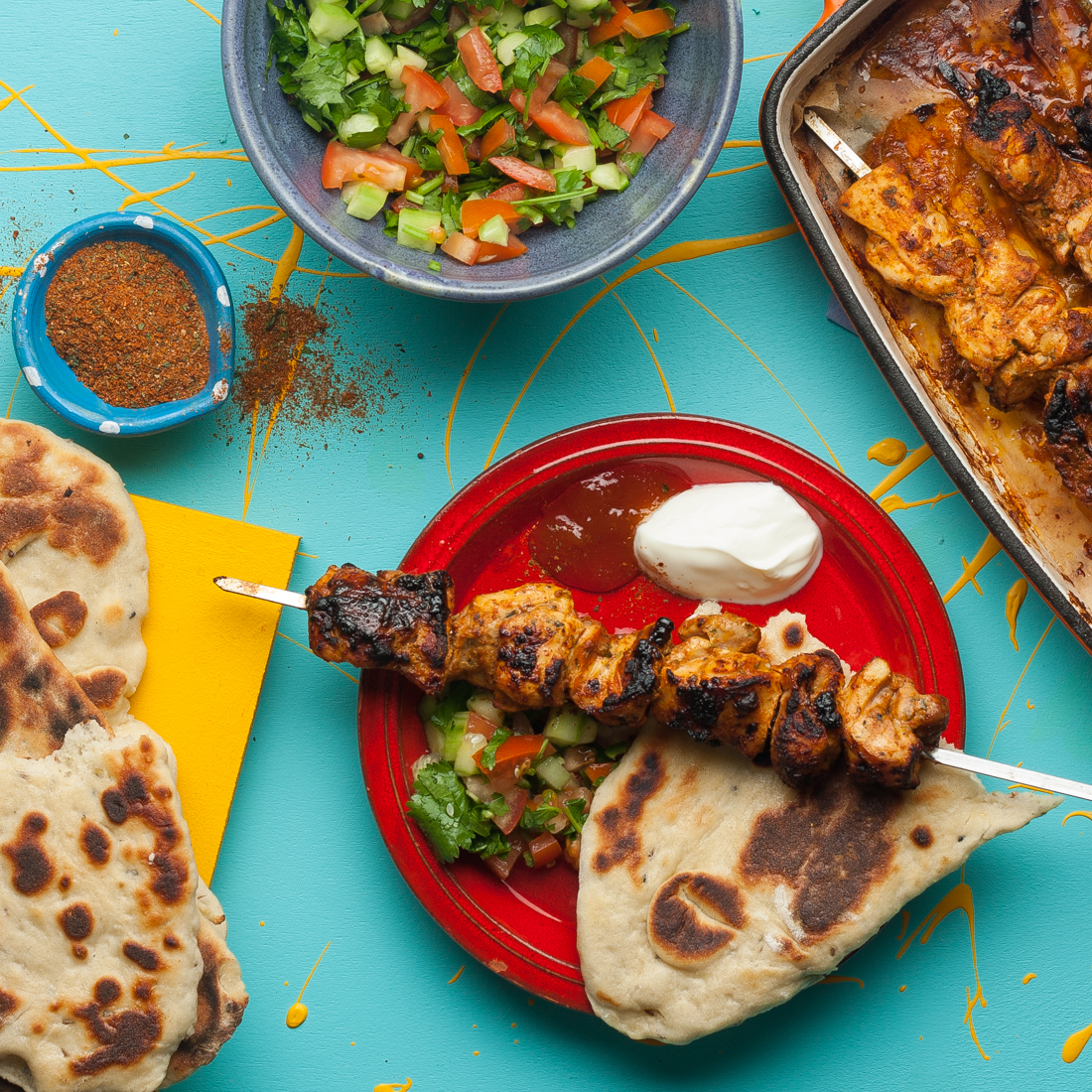 Chikken Tikka Kebabs